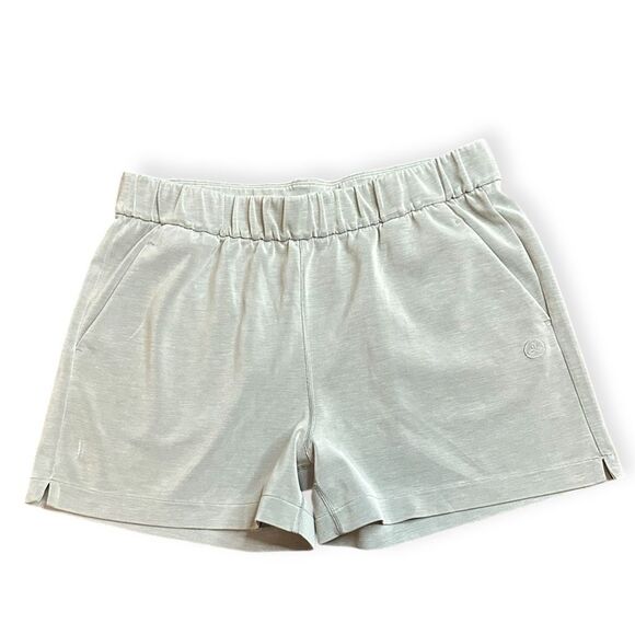 PRANA Women’s Pastel Olive Green June Day Shorts Size Large - Picture 2 of 6